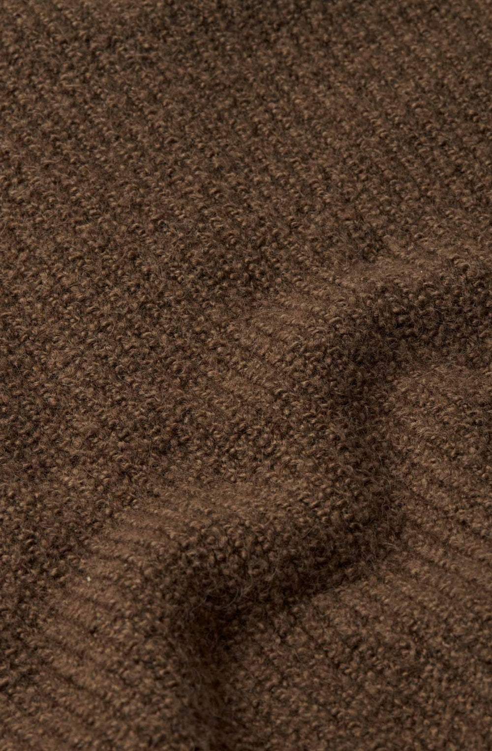 Fanya Slate Black Brown High Neck Button Sleeves Jumper