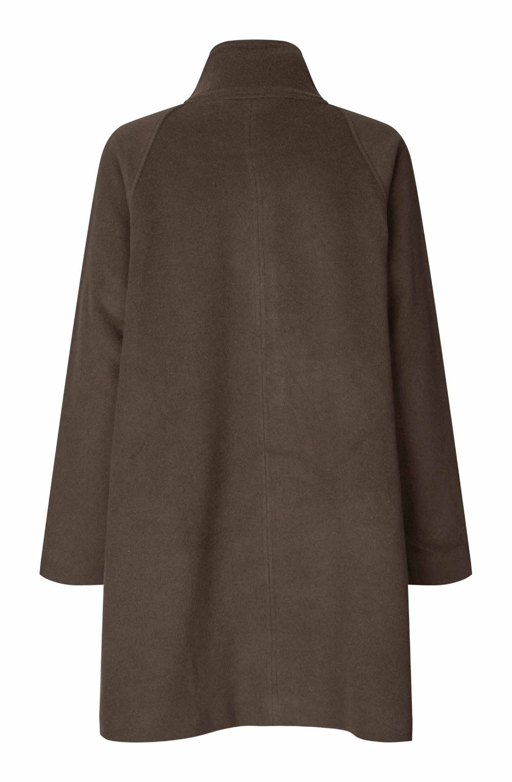 Slate Black Brown High Collar Thorlen Coat