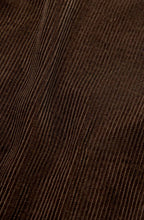 Slate Black Brown Corduroy Phomello Wide Leg Trousers