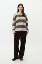 Slate Black Brown Corduroy Phomello Wide Leg Trousers