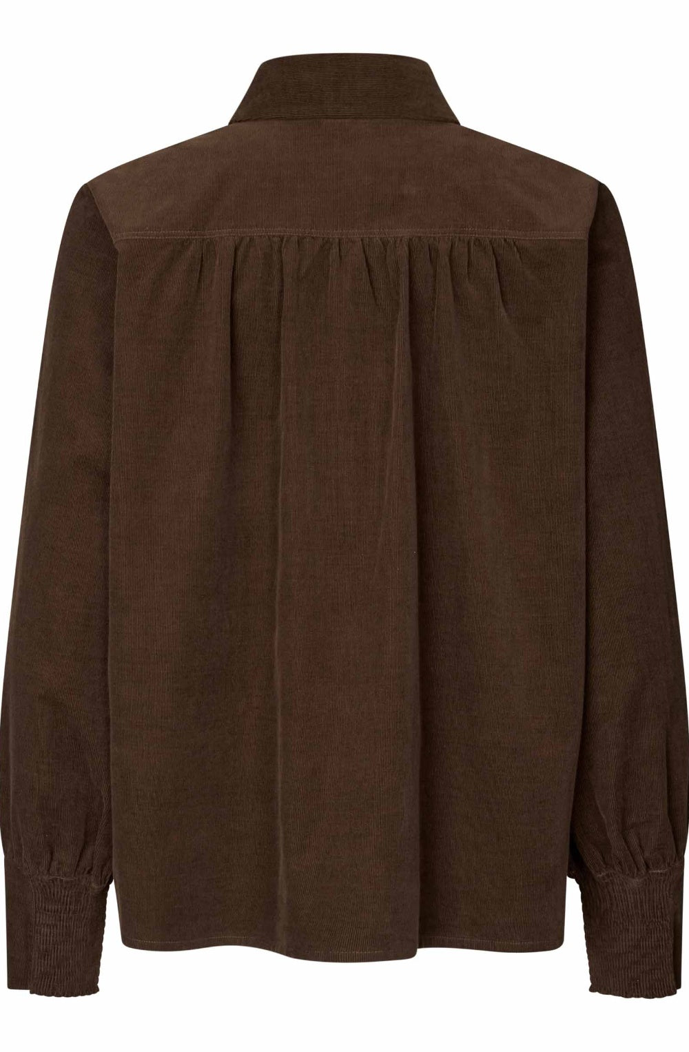 Irithiel Slate Black Brown Fine Cord Shirt