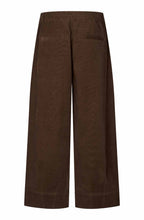 Pylenna Slate Black Brown Fine Cord Barrel Trousers