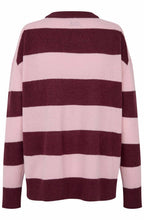 Fig and Pink Striped Florindo Jumper