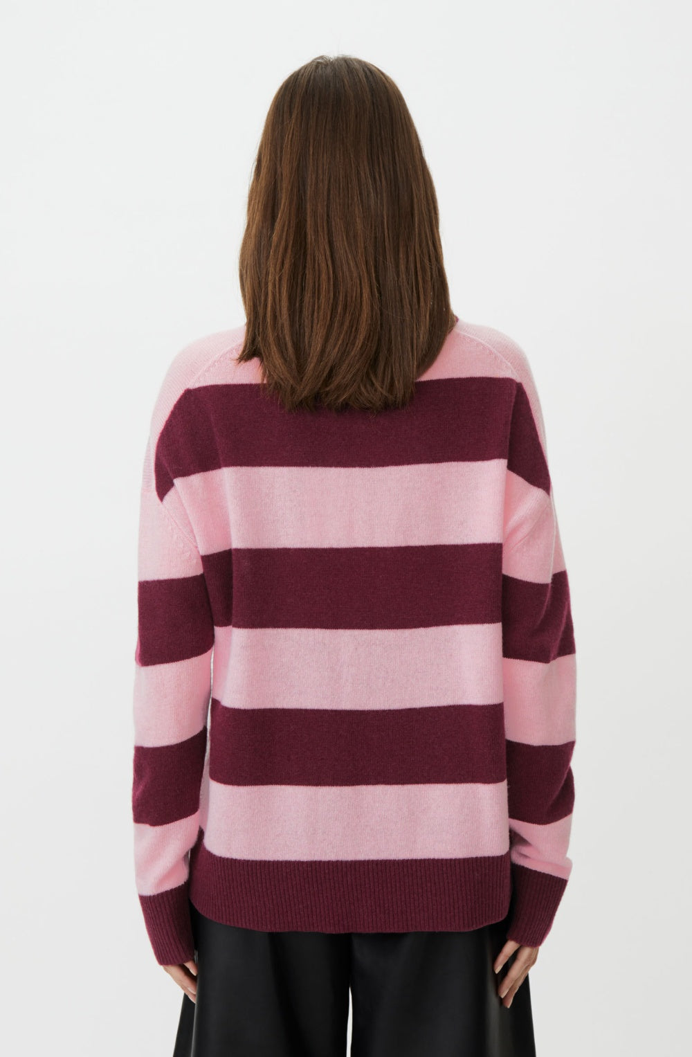 Fig and Pink Striped Florindo Jumper