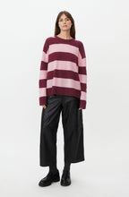 Fig and Pink Striped Florindo Jumper