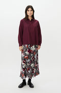 Fig Floral Silk Touch Solviera Skirt