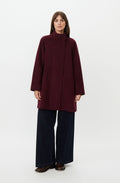 Fig High Collar Thorlen Coat