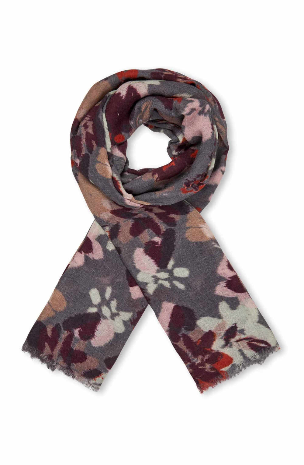 Magnet Fig Floral Anea Wool Scarf