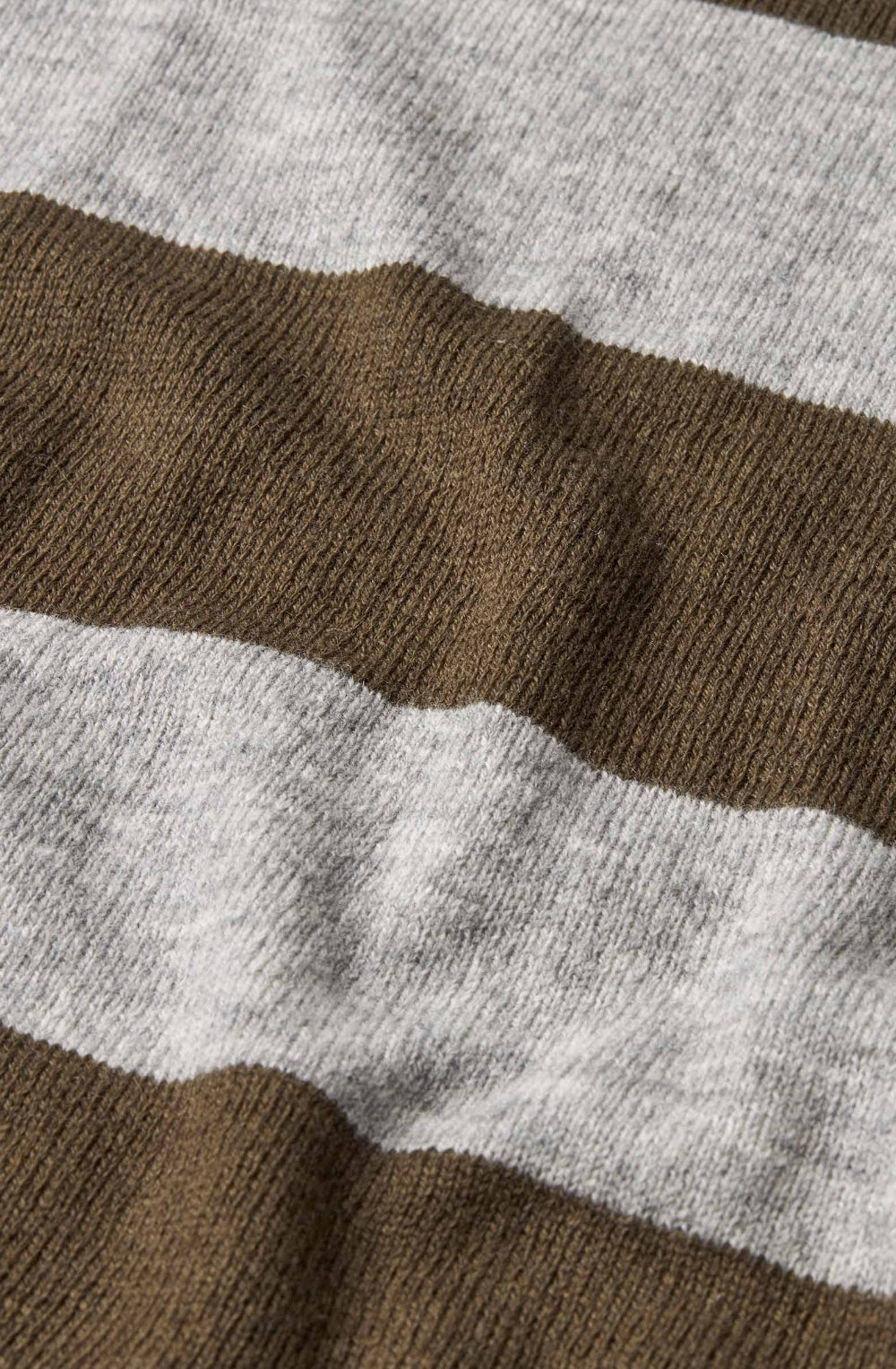 Grey Melange and Brown Striped Florindo Jumper