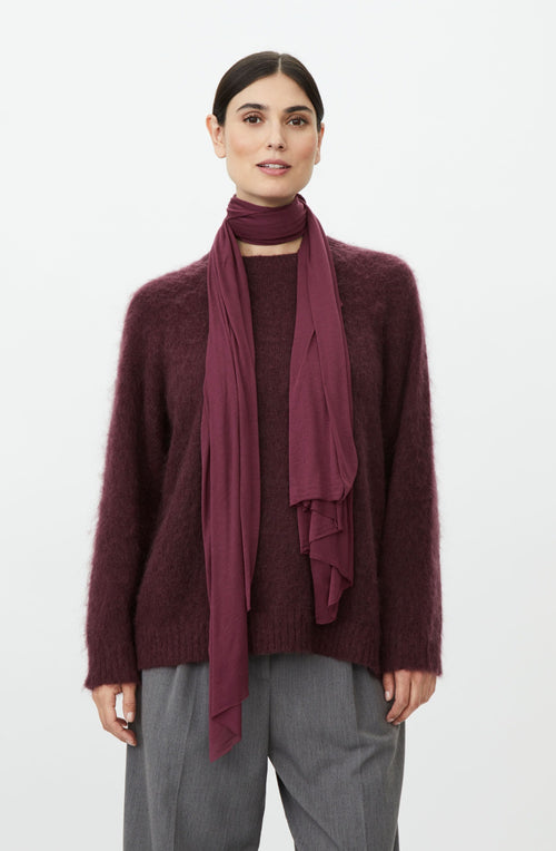 Amega Fig Jersey Scarf