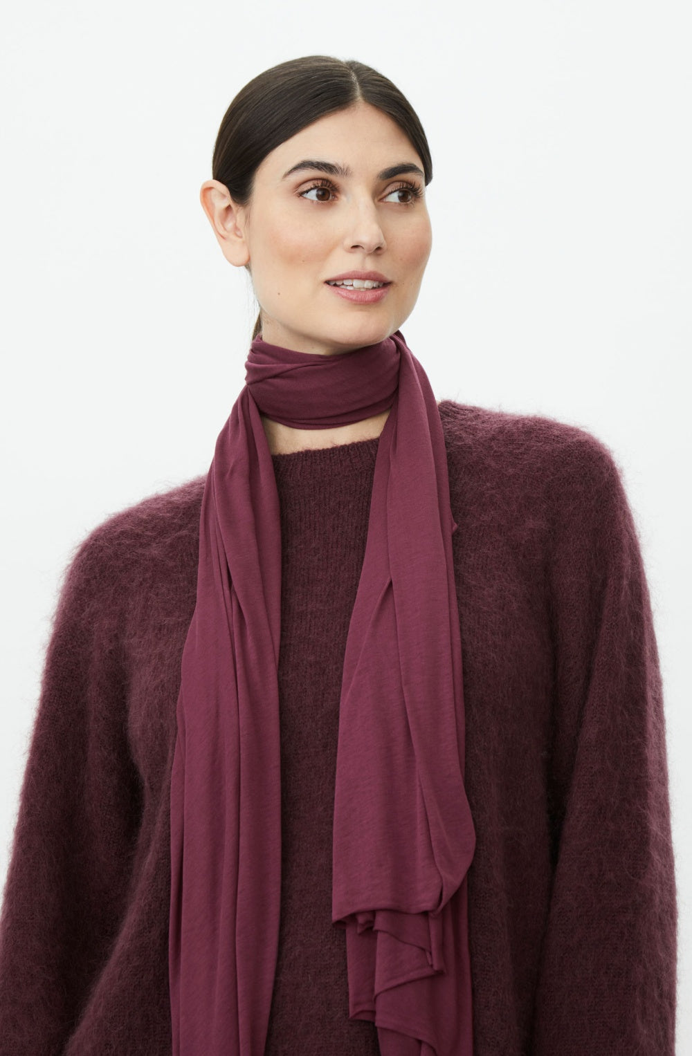 Amega Fig Jersey Scarf