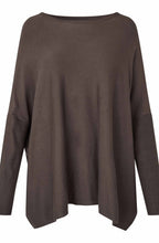Fanasi Slate Black Brown Knit Jumper