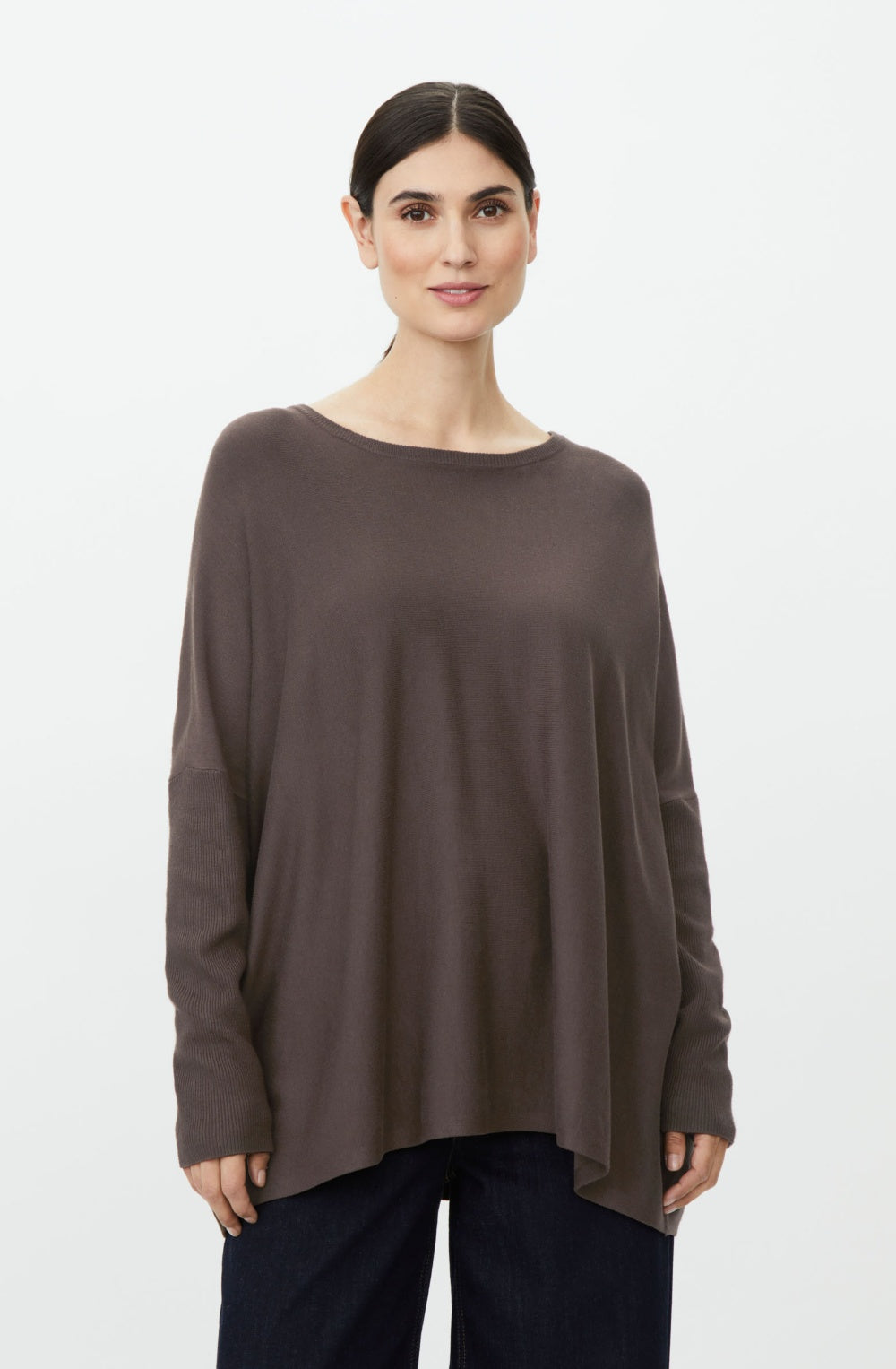 Fanasi Slate Black Brown Knit Jumper