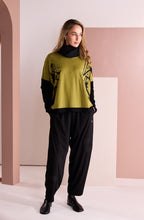 Avocado Abstract Print Top