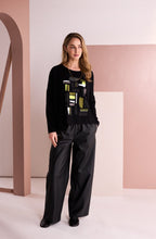Oversized Bold Front Design Top