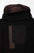 Black and Chocolate Removable Snood Dress with Included Necklace