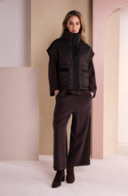 Chocolate Quilted Waistcoat