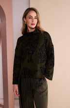 Black & Thyme Dappled Print Jumper