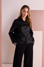 Black Weighted Jersey Wide Leg Trousers