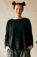 Nero Martis Black Soft Knit Jumper