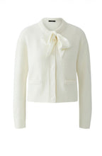 Gardenia Bow Detailed Knit Cardigan