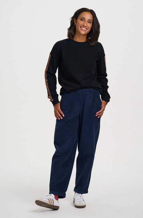 Teal Vonnie Corduroy Trousers