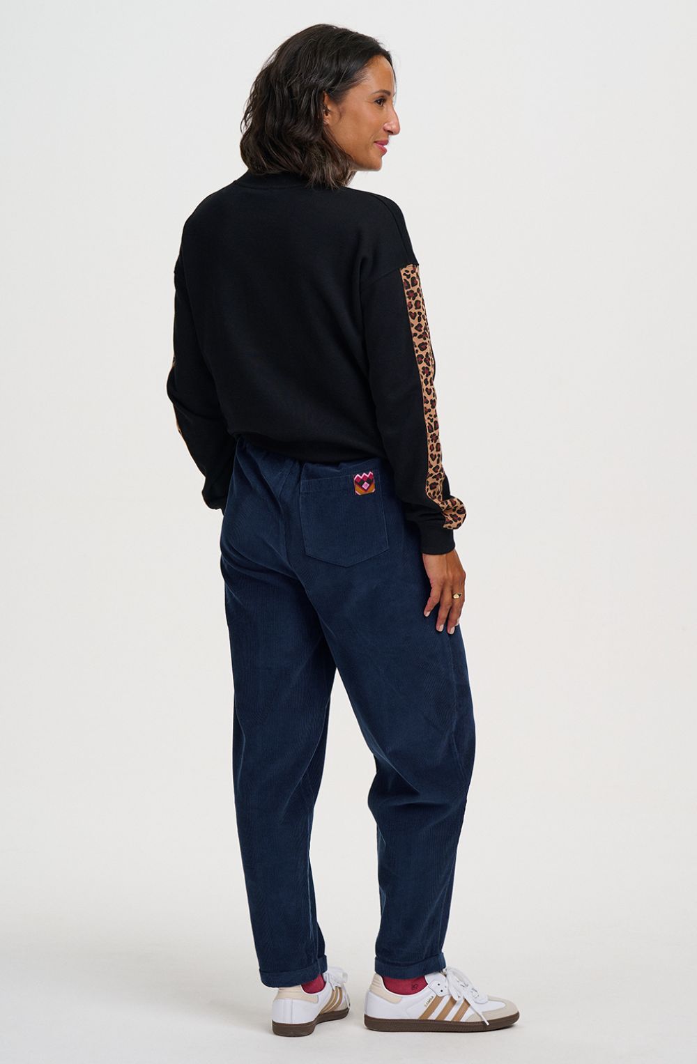 Teal Vonnie Corduroy Trousers