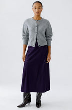 Purple Mysterioso Faux Leather Wrap Skirt