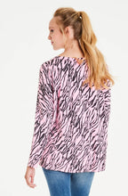 Alexis Pink Animal Print Top