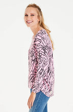 Alexis Pink Animal Print Top