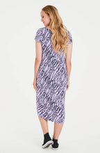 Amy Lilac Animal Print Dress