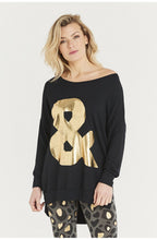 And Black Jersey Top