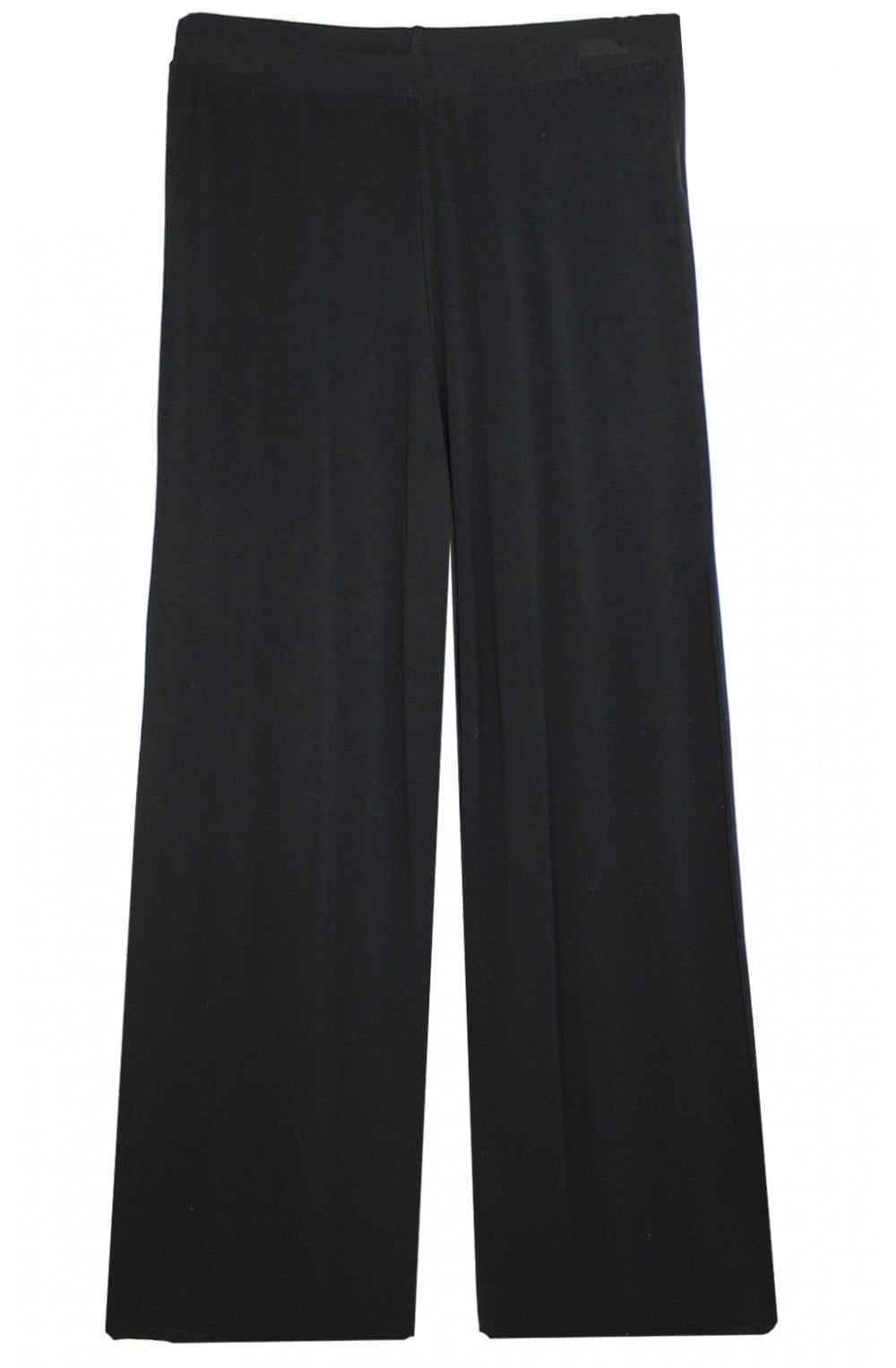 Black Jersey Culotte Pants