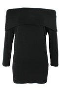 Black Off The Shoulder Top