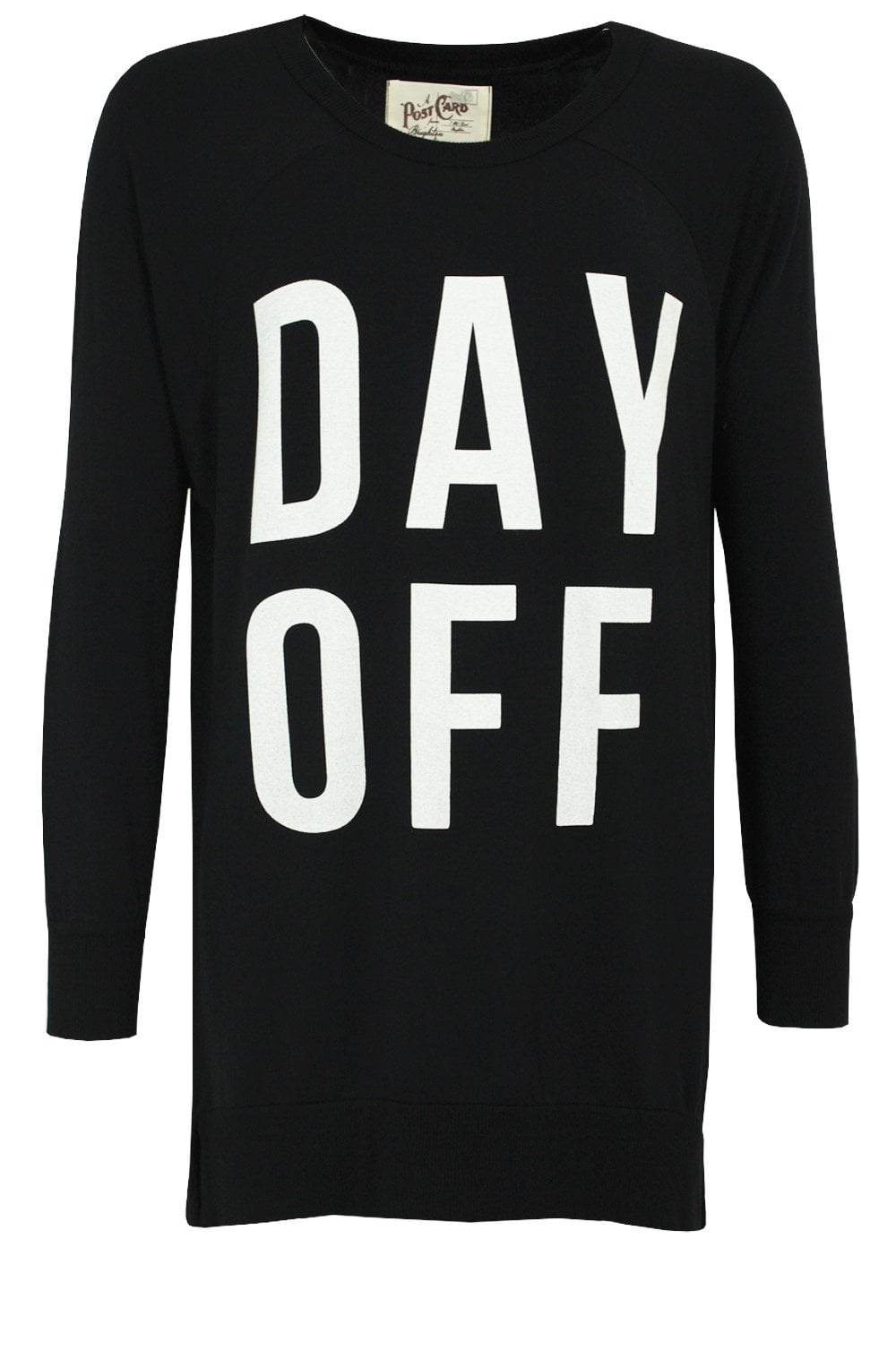 Black Oversized Day Off Sweatshirt