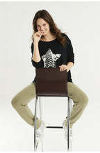Black Star Design Top