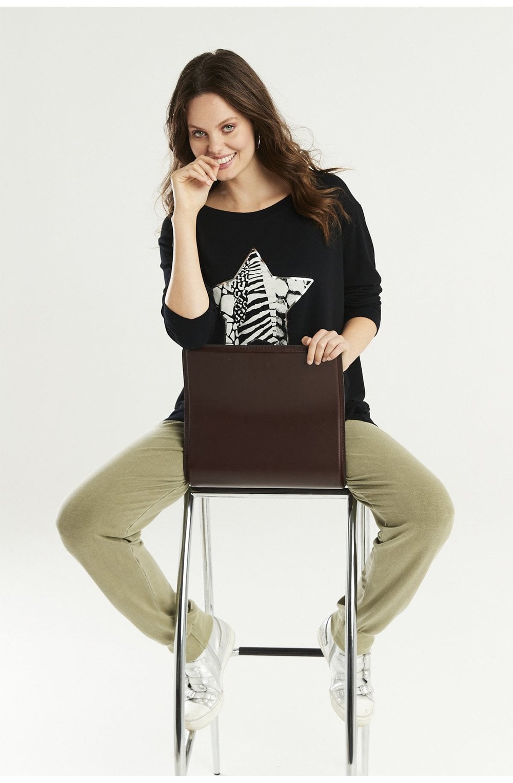 Black Star Design Top