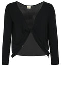 Black Twist Front Top