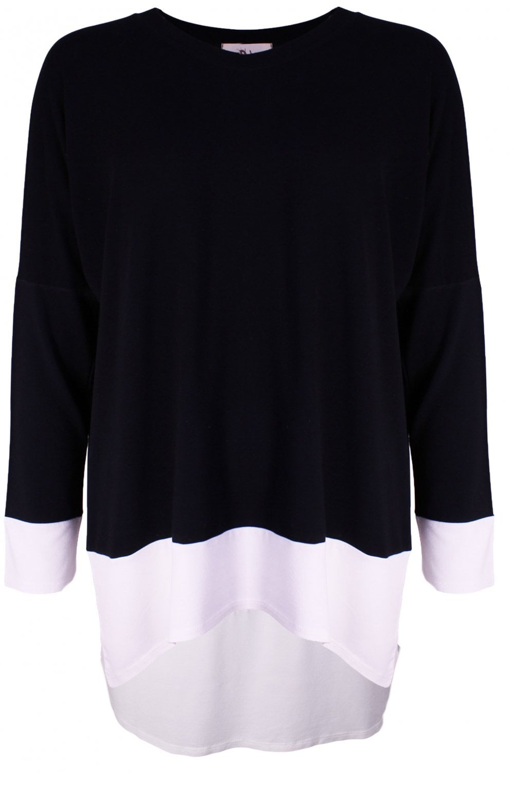 Black & White Oversized Top