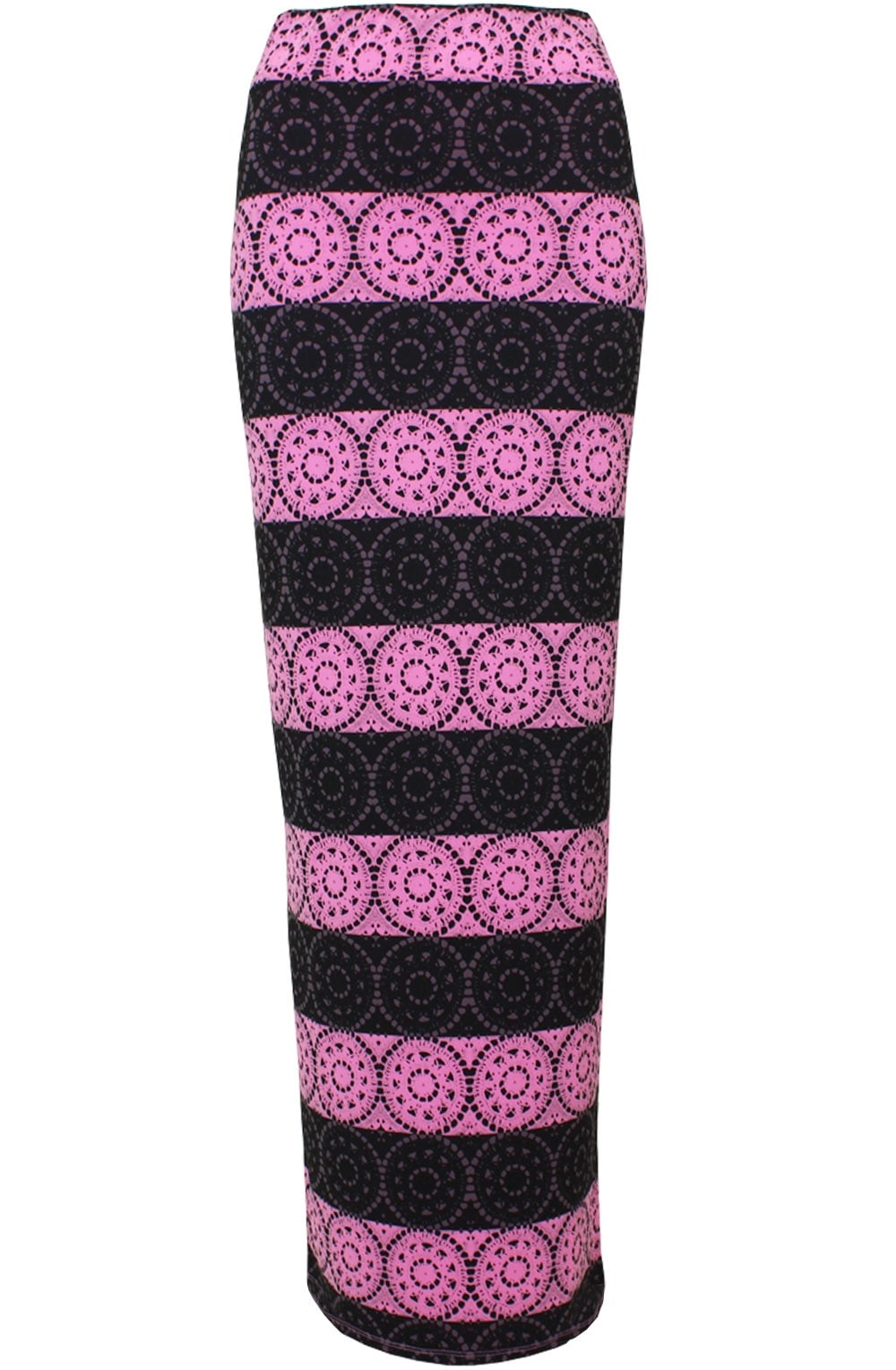 Bold Print Maxi Skirt