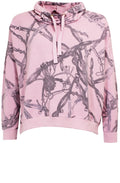 Boxy Pink Patterned Sweatshirt