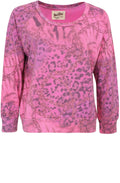 Chain Print Design Sweatshirt