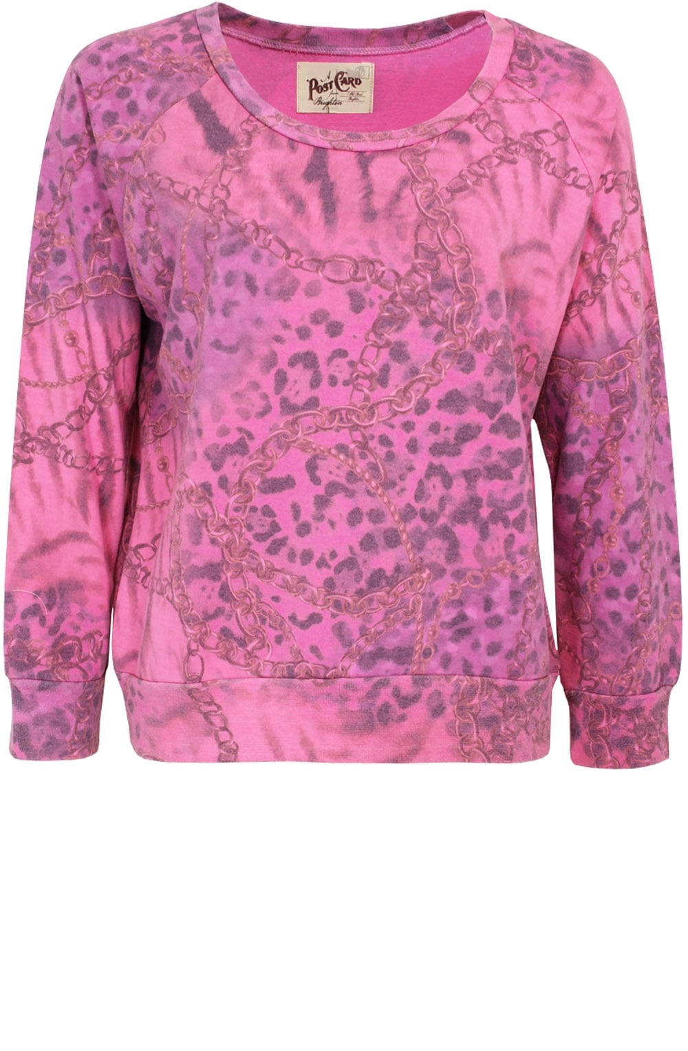 Chain Print Design Sweatshirt