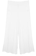 Daisy White Jersey Culottes