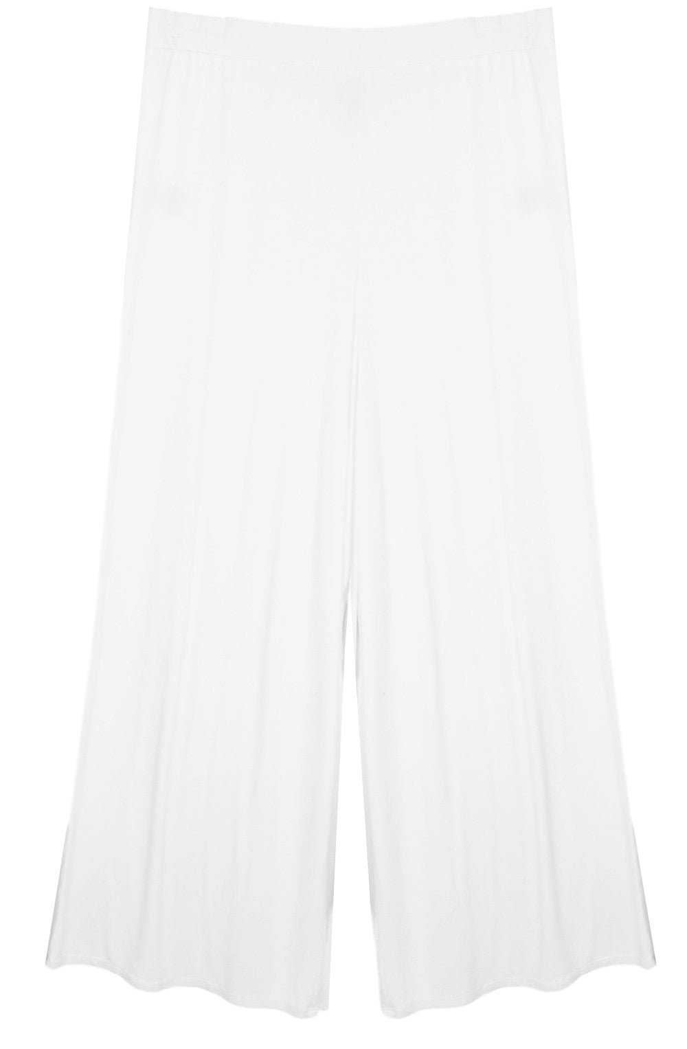 Daisy White Jersey Culottes