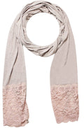 Deep lace bottom scarf