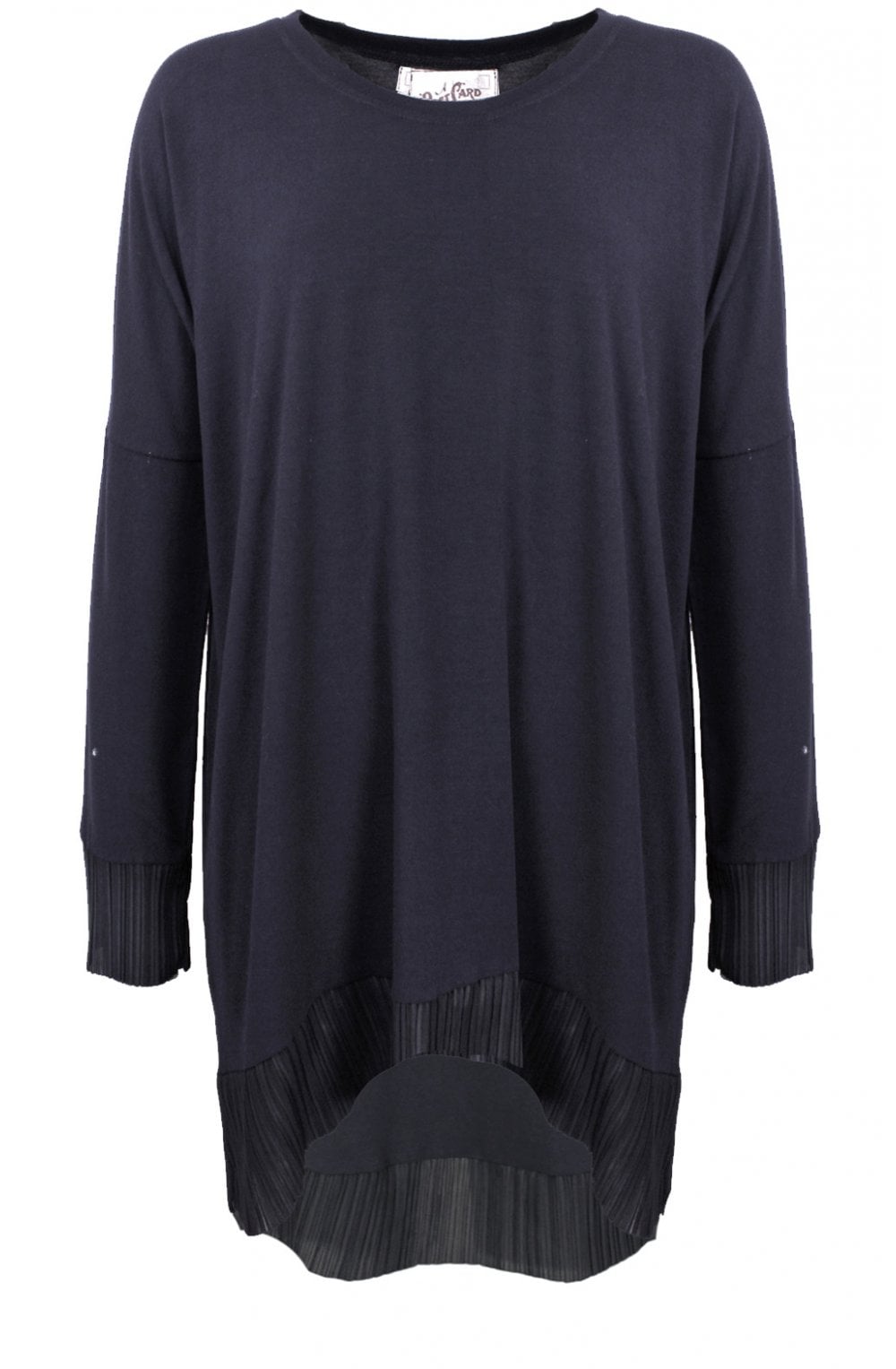 Dora Black Layered Effect Top