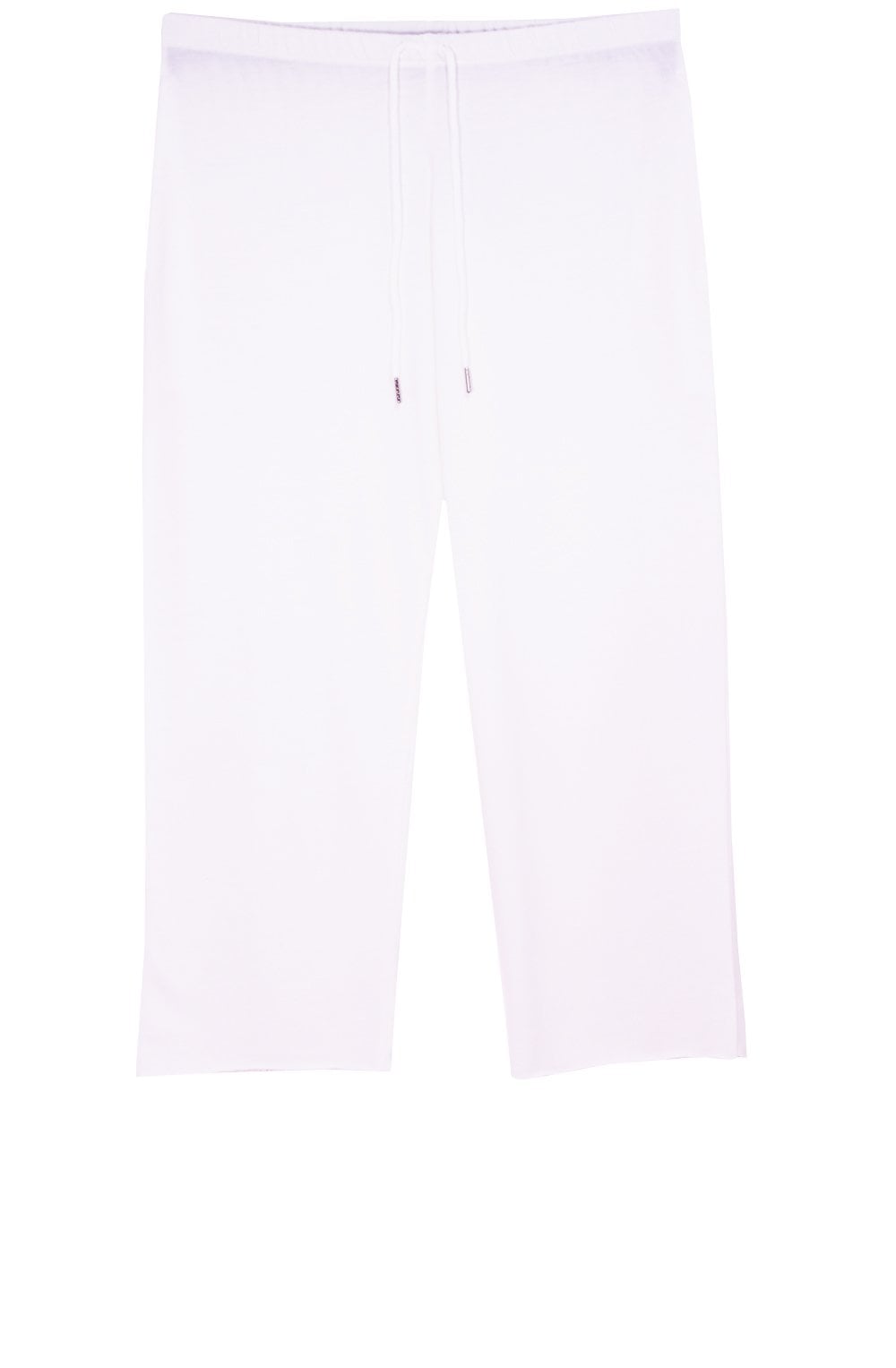 Ellie Daisy White Jersey Culotte Pants