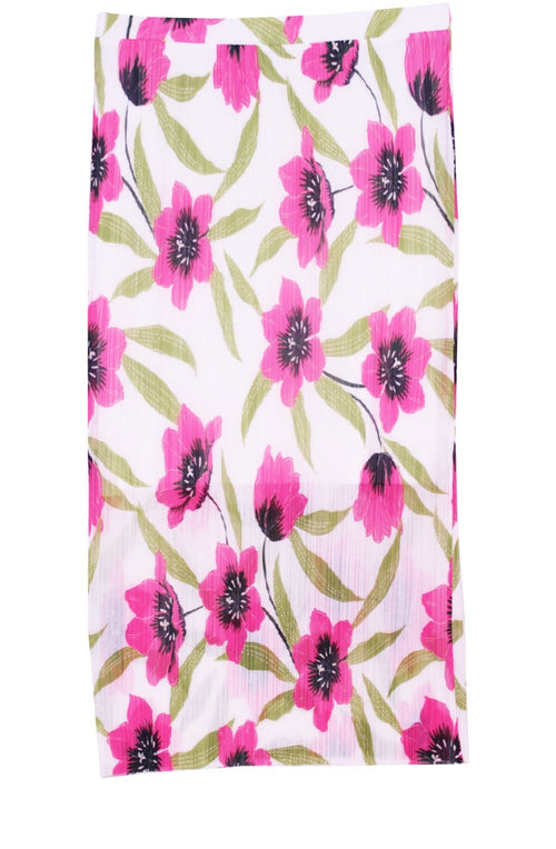 Fae Floral Print Pleated Skirt