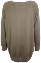 Heart Design Oversized Top